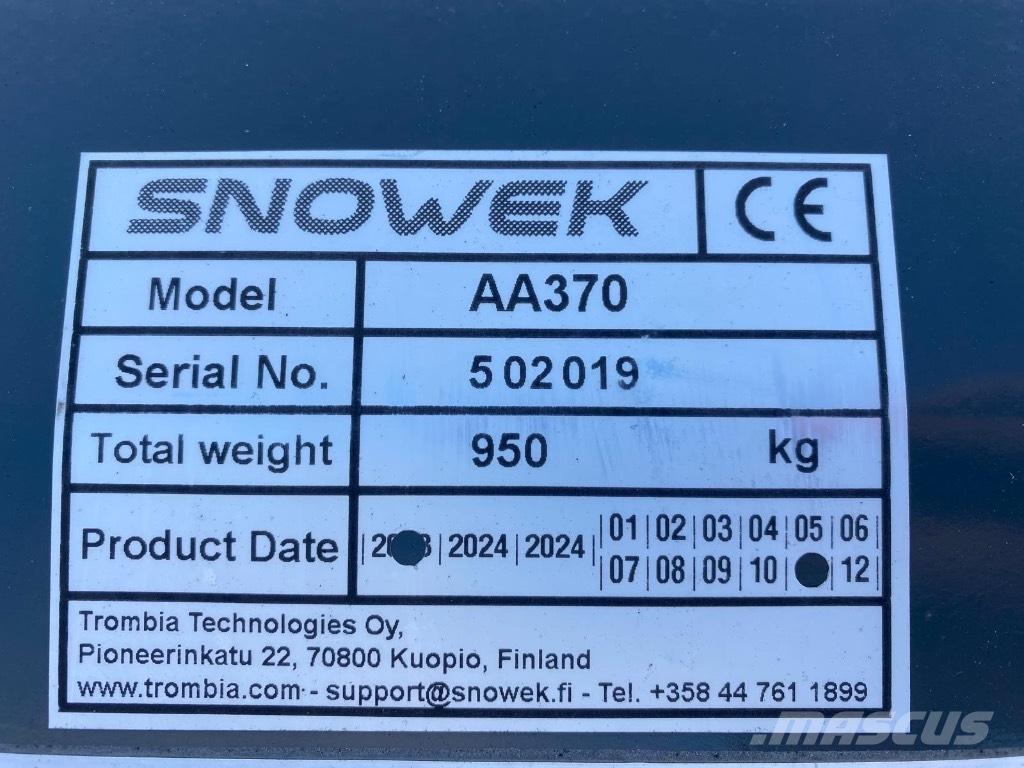 Snowek AA 370 Sneskovle og -plove