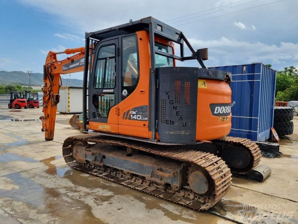 Doosan DX 140 LCR Gravemaskiner til skovbrug