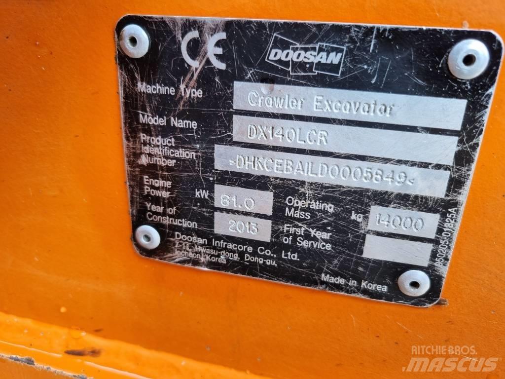 Doosan DX 140 LCR Gravemaskiner til skovbrug