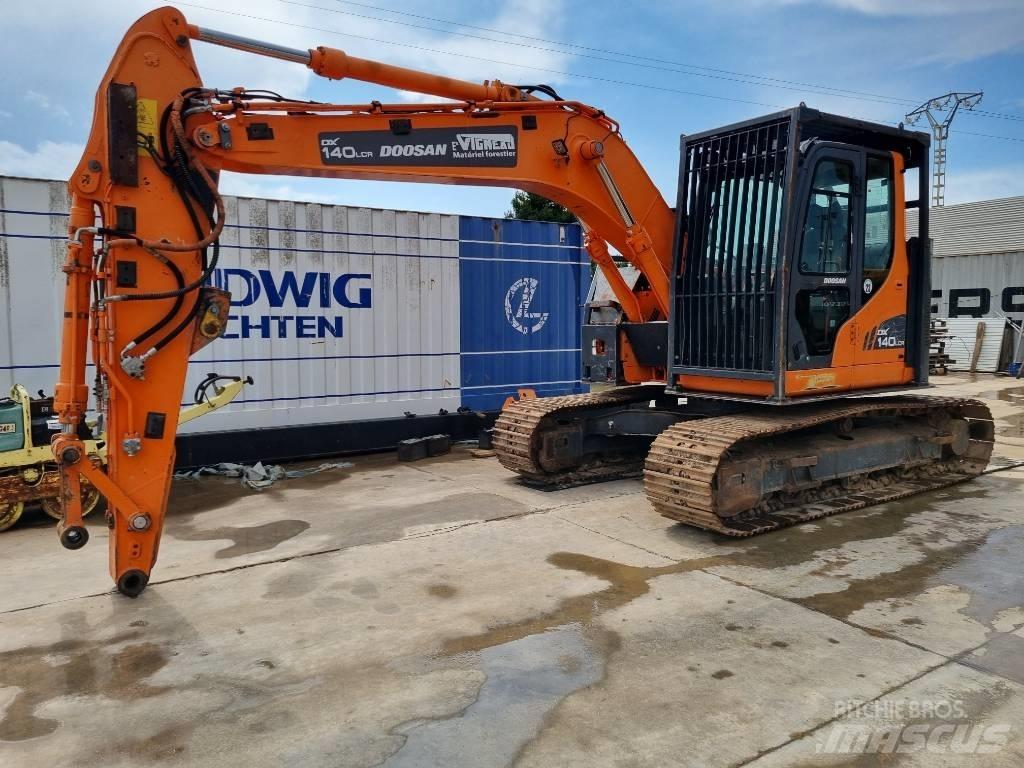 Doosan DX 140 LCR Gravemaskiner til skovbrug
