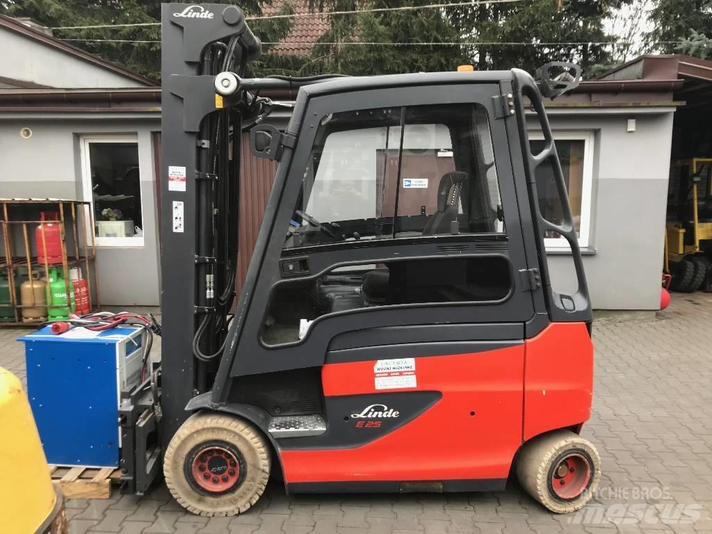 Linde E25H-01/600 El gaffeltrucks
