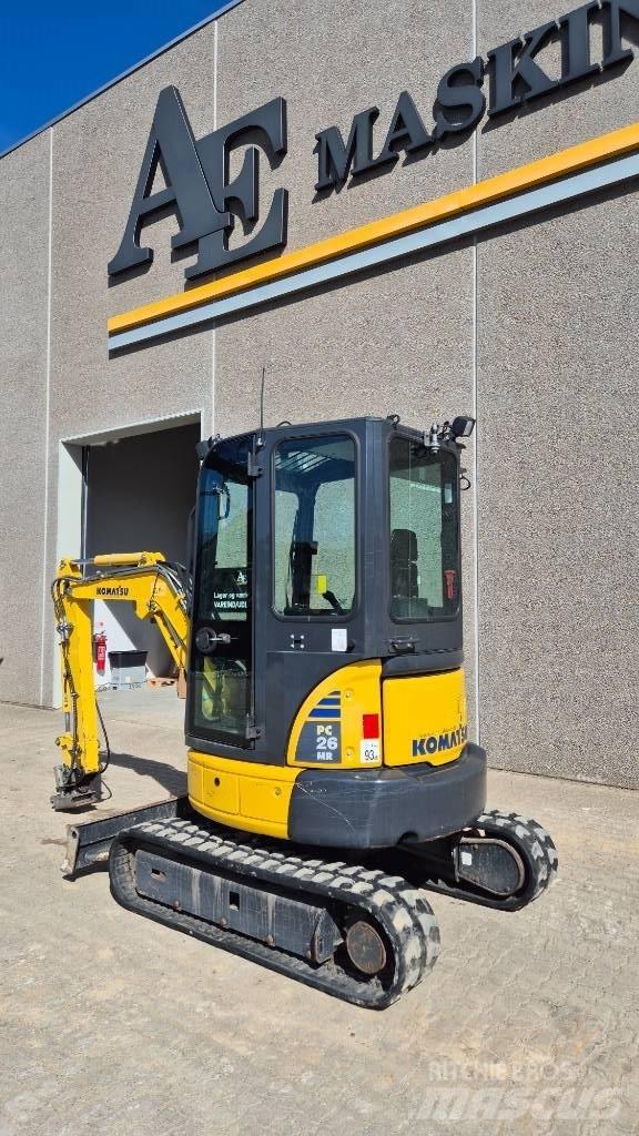 Komatsu PC 26 MR-3 Minigravemaskiner