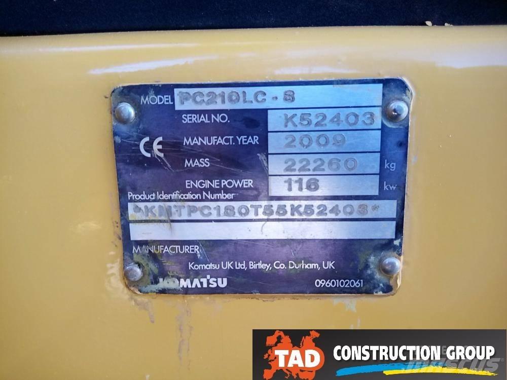 Komatsu PC210LC-8 Gravemaskiner på larvebånd