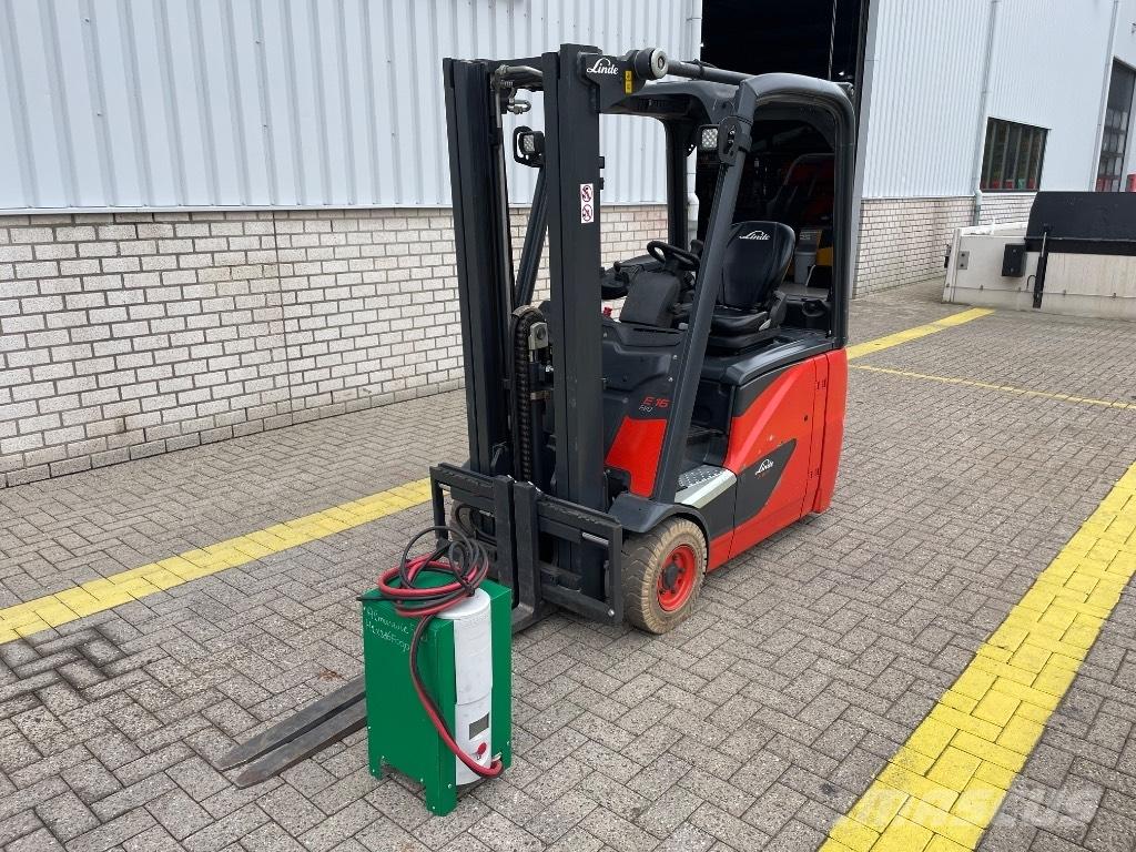 Linde E 16 H-02 El gaffeltrucks
