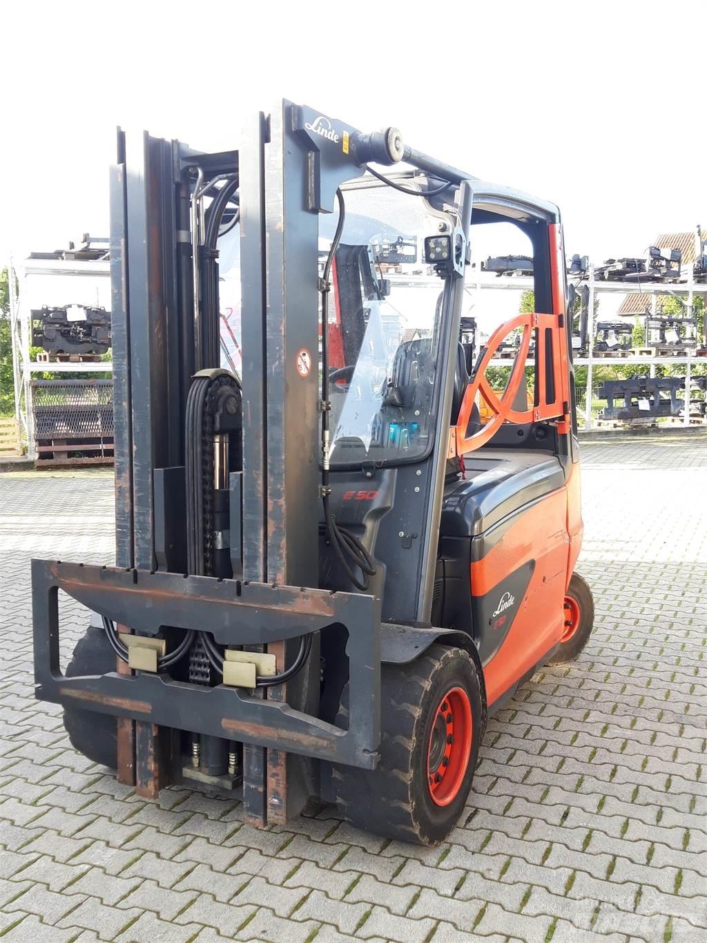 Linde E50HL El gaffeltrucks