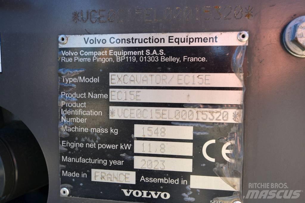 Volvo EC 15 E Minigravemaskiner
