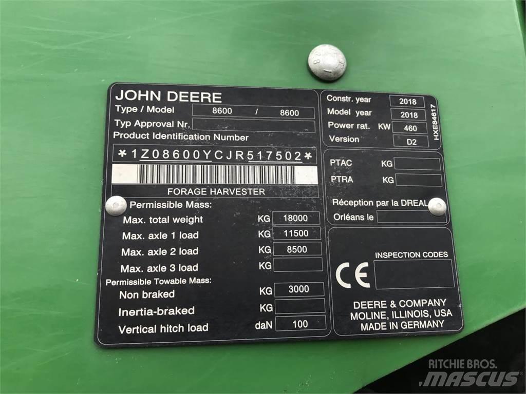 John Deere 8600 Finsnittere