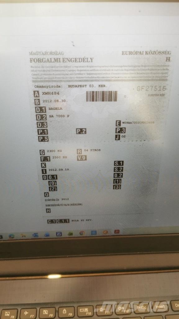 Bagela BA 7000 F Andre vejbygningsmaskiner