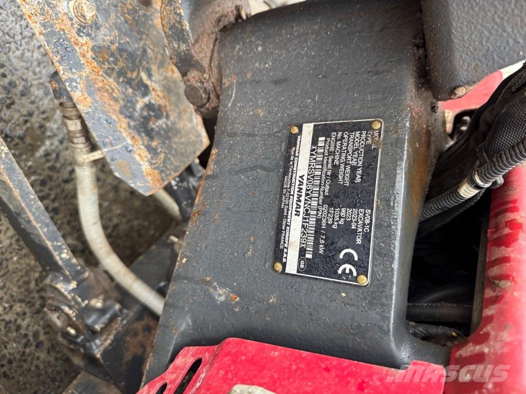 Yanmar SV08 (1F239) Minigravemaskiner