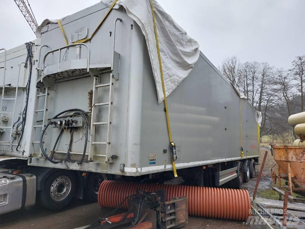 Knapen 90 m3 Semi-trailer med chassis