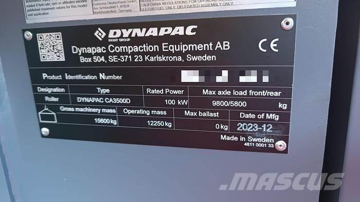 Dynapac CA3500D Andre tromler