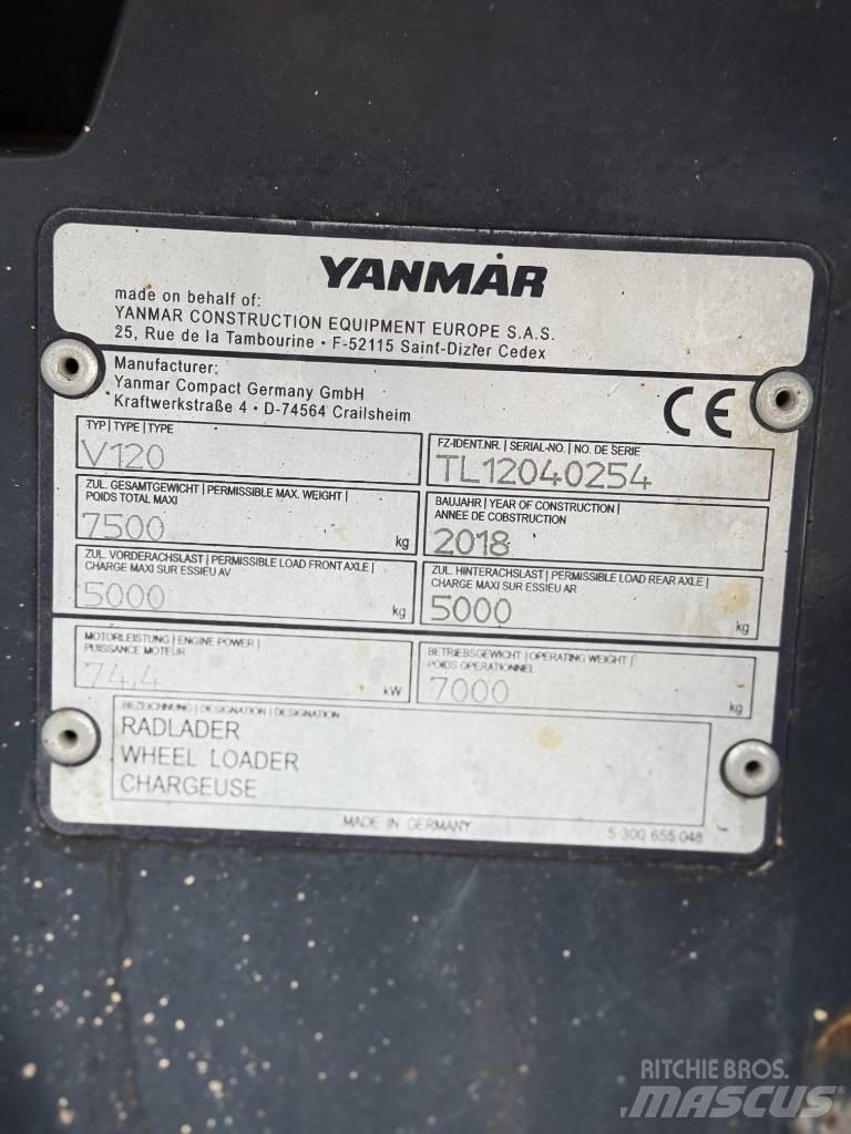 Yanmar V 120 Læssemaskiner på hjul