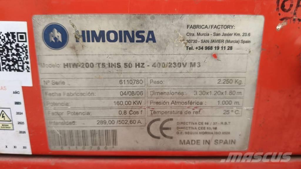 Himoinsa HIW 200 T5 Dieselgeneratorer