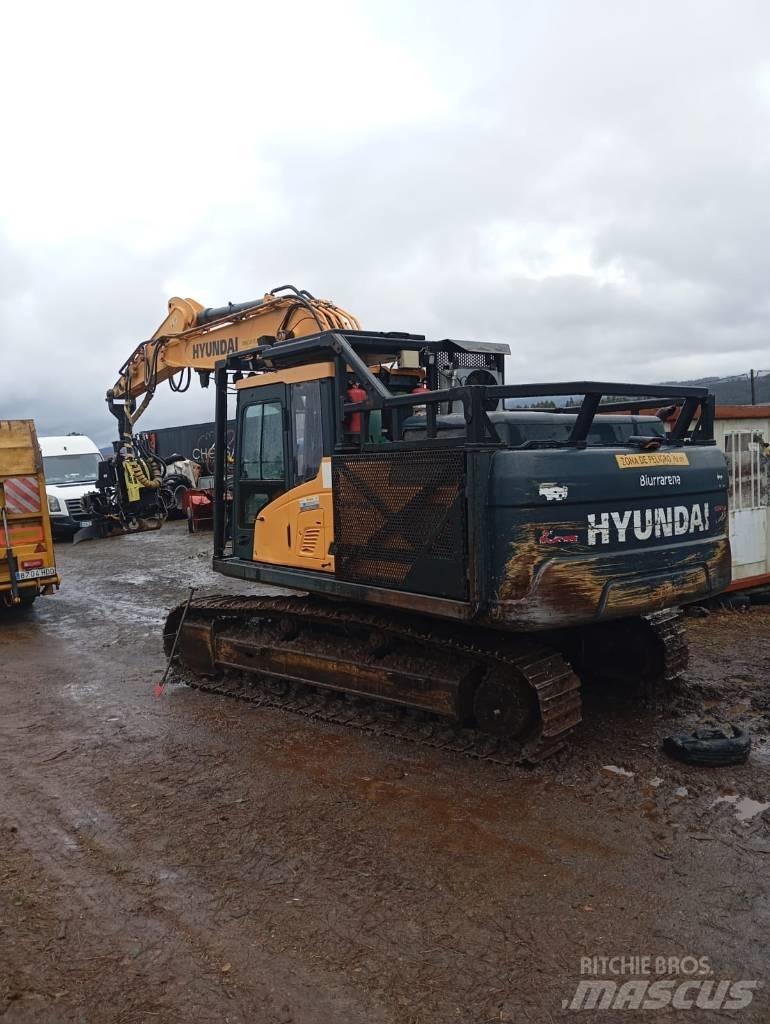 Hyundai 220 HXNLC Gravemaskiner til skovbrug