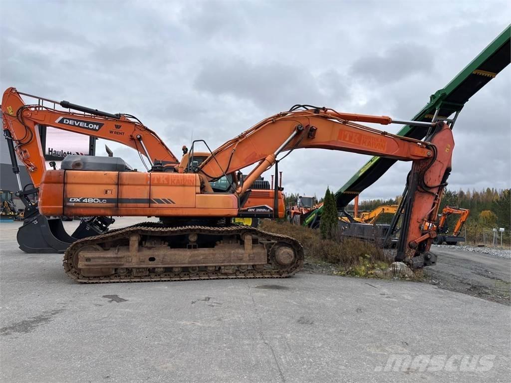 Doosan DX480LC Gravemaskiner på larvebånd