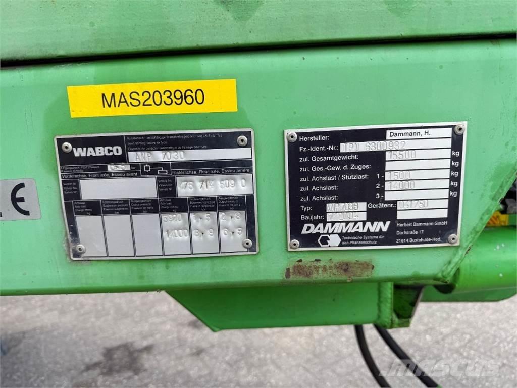 Dammann ANP 7030 Trailersprøjter