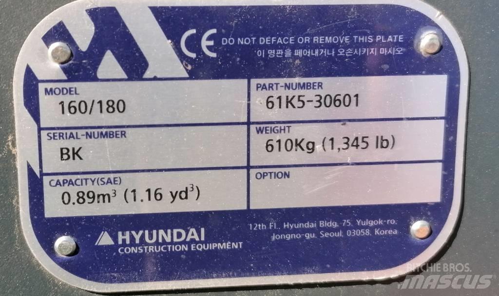 Hyundai 0.89m3_HX180 Skovle