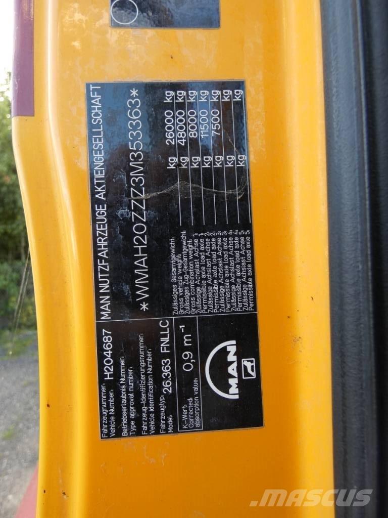 MAN TG 360A Autotransportere / Knæklad