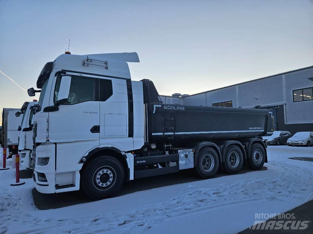 MAN TGX 35.510 8x4-4 Lastbiler med tip