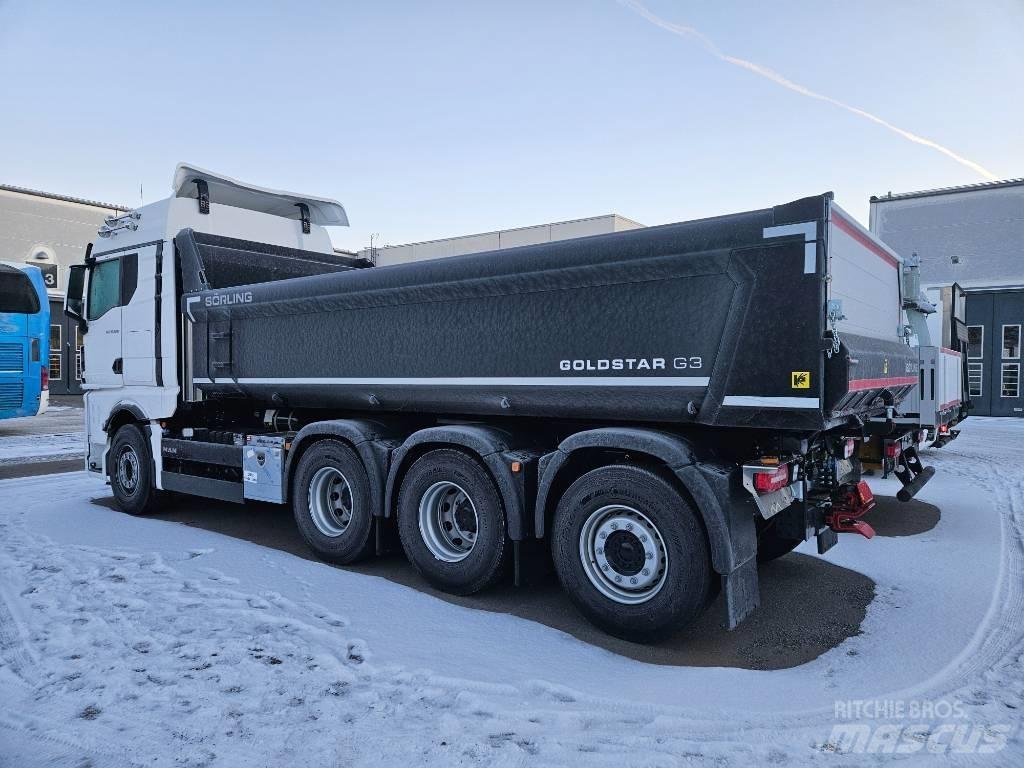 MAN TGX 35.510 8x4-4 Lastbiler med tip