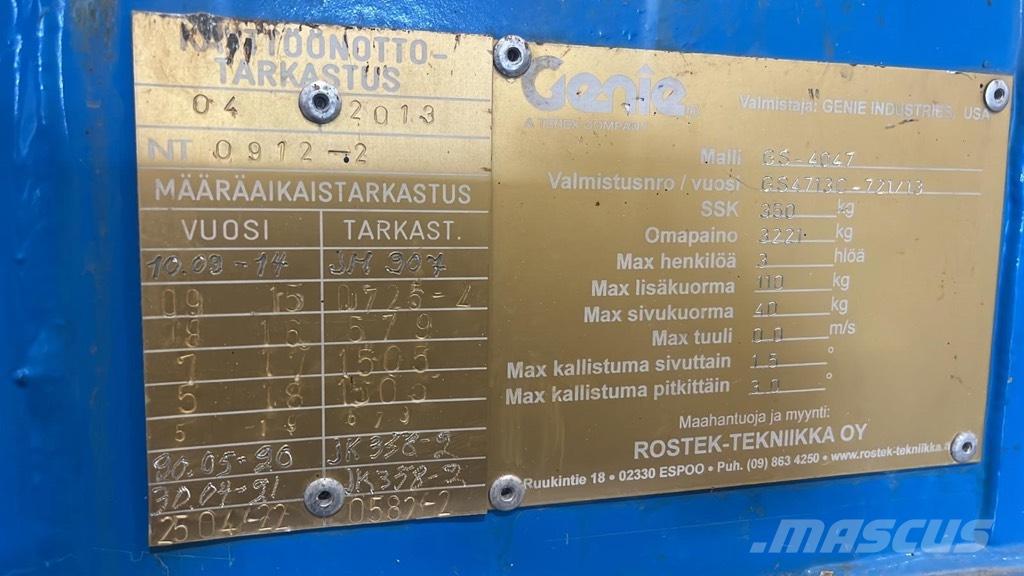 Genie GS 4047 Saxlifte