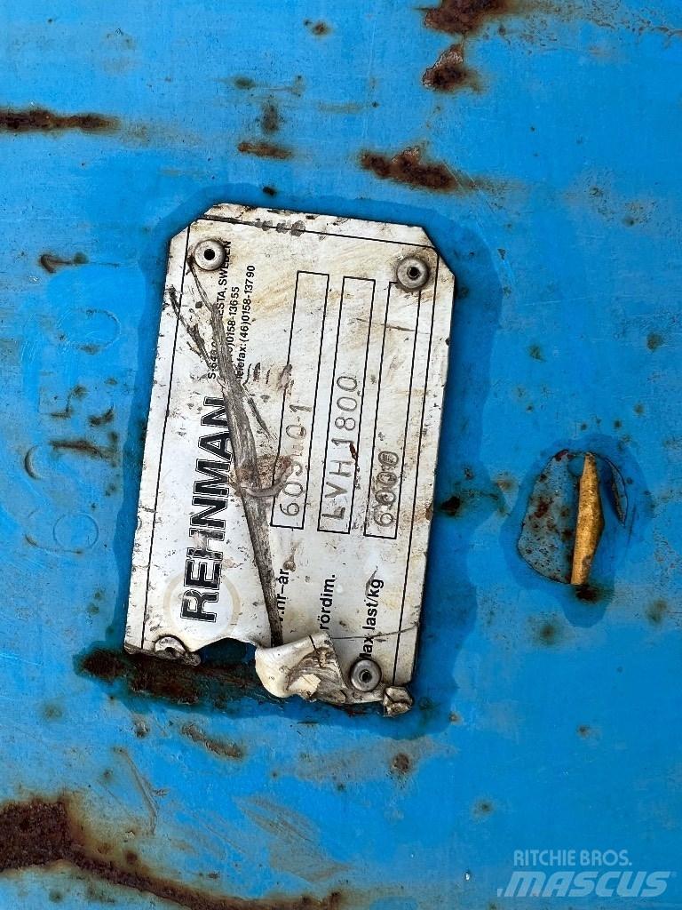  Rehnman LVH 1800 Andet tilbehør