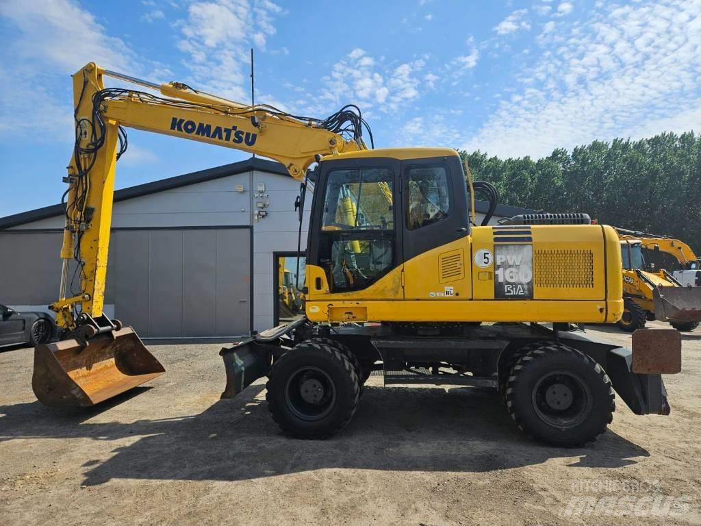 Komatsu PW 160-7 Gravemaskiner på hjul