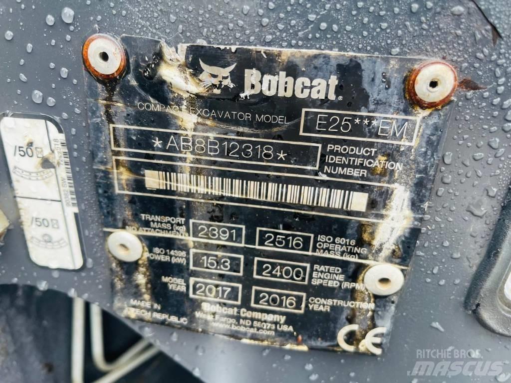 Bobcat E 25 Minigravemaskiner