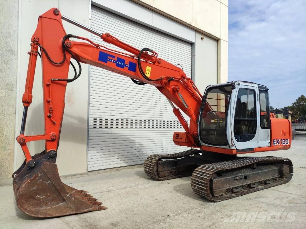 Fiat-Hitachi EX 135 Gravemaskiner på larvebånd