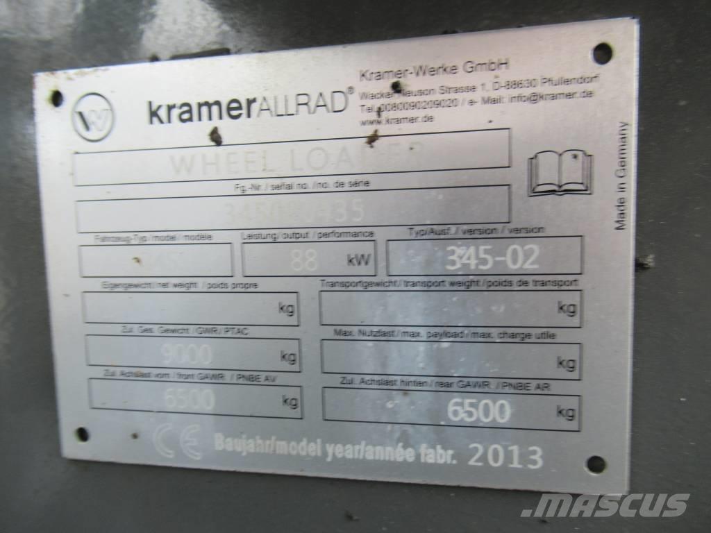 Kramer 880 2 x KAUHA Læssemaskiner på hjul