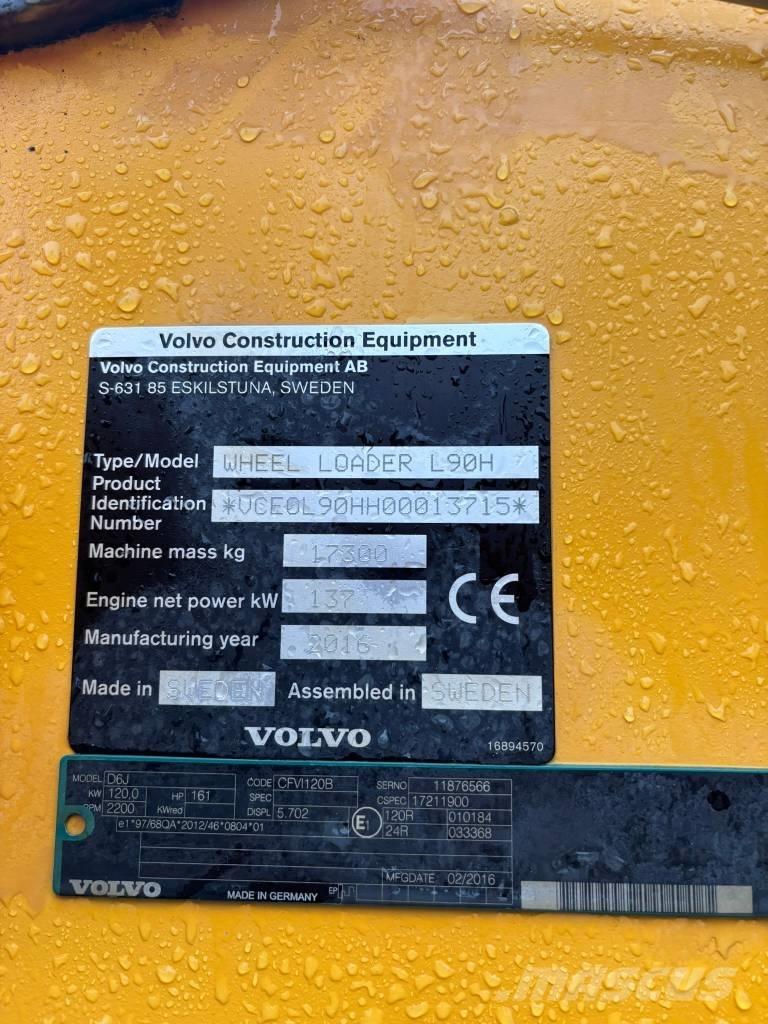 Volvo L 90 H Læssemaskiner på hjul