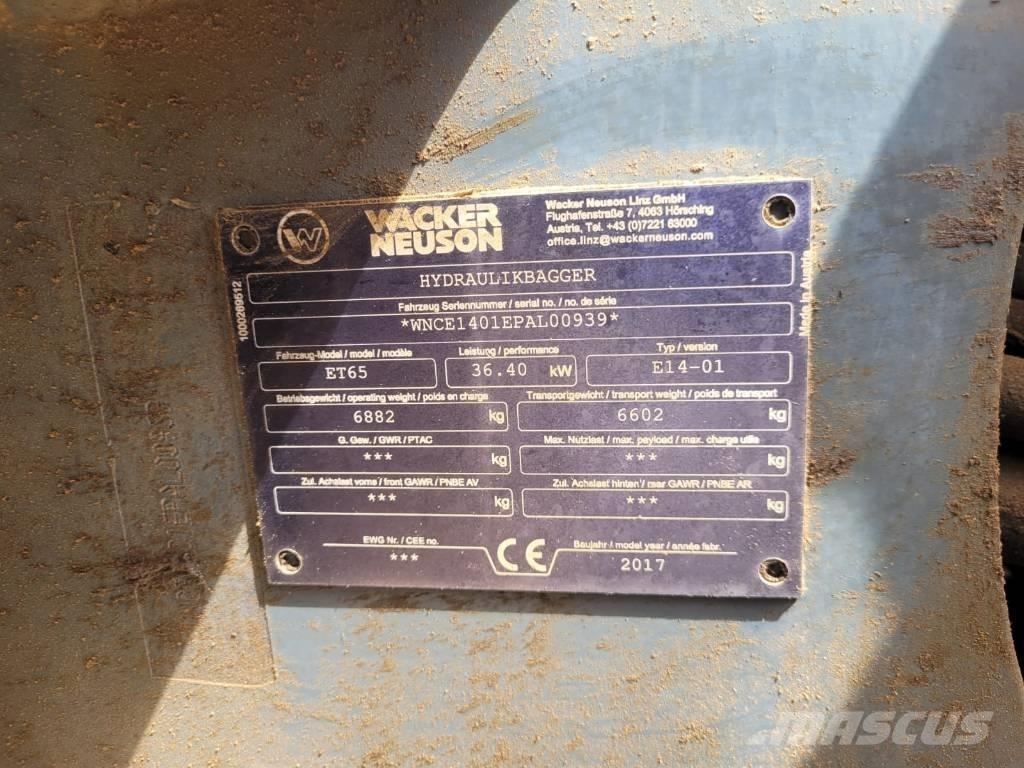 Neuson ET 65 Minigravemaskiner
