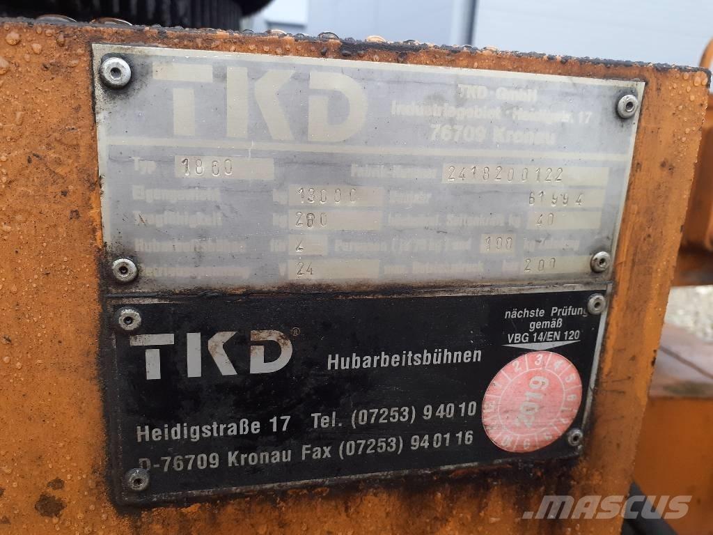 TKD 1800 Kompakte selvkørende bomlifte