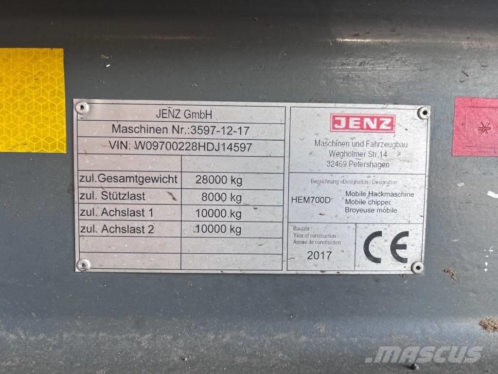 JENZ HEM 700 D Flishuggere / neddelere