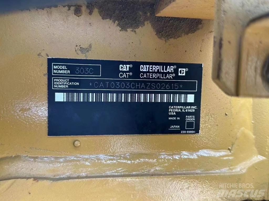 CAT 303 Gravemaskiner på larvebånd