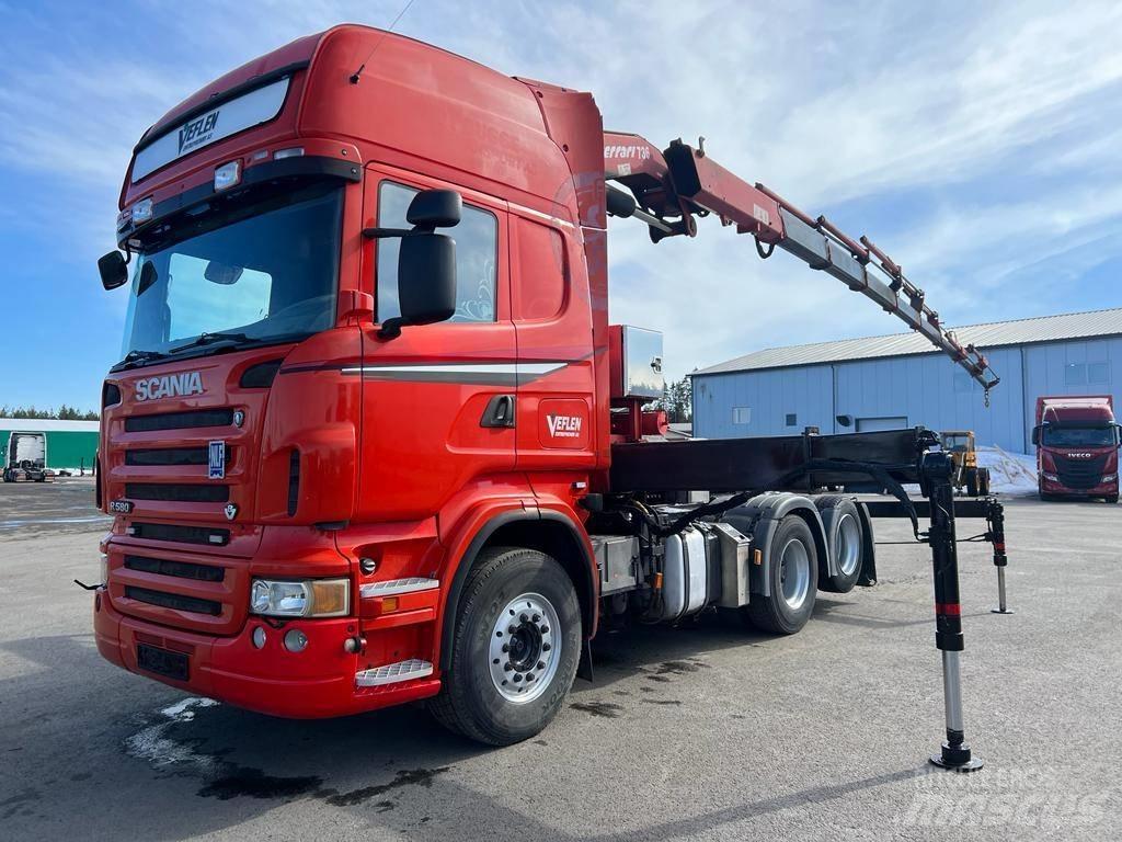 Scania R 580 Lastbil med kran
