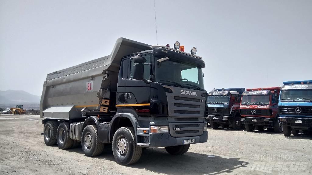 Scania R 420 Lastbiler med tip