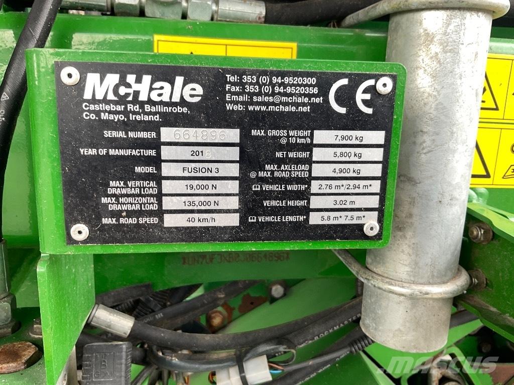 McHale Fusion 3 Rundballe-pressere