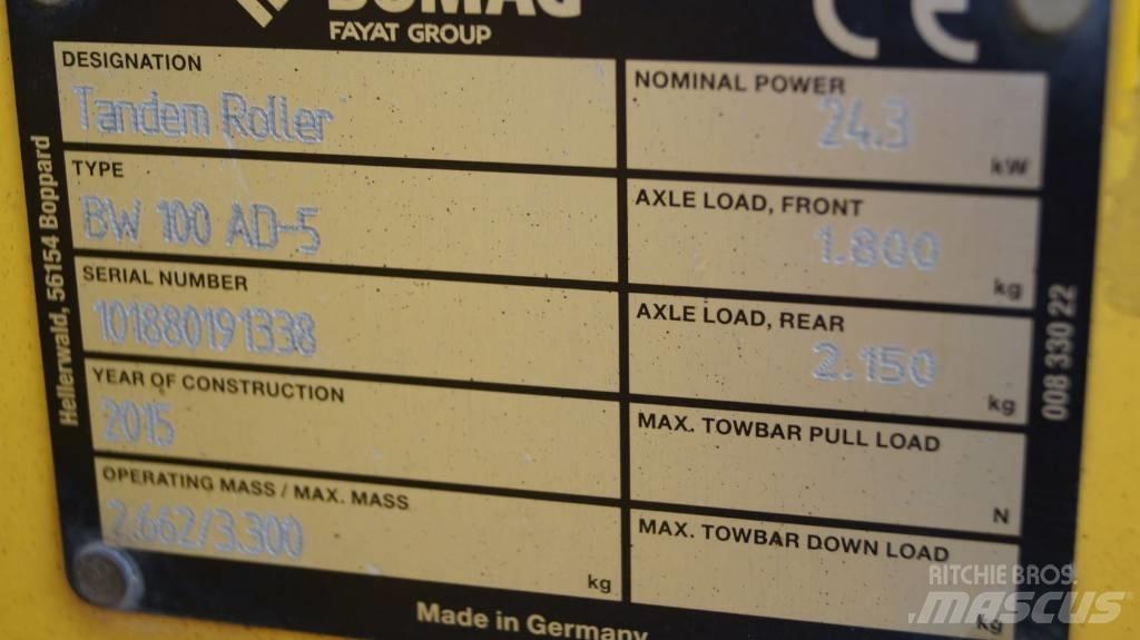 Bomag BW 100 AD-5 Tvilling tromle
