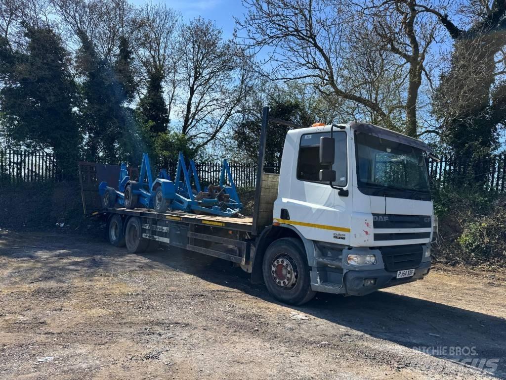 DAF DAF FAS CF75.310 Flatbed lastbiler med spil