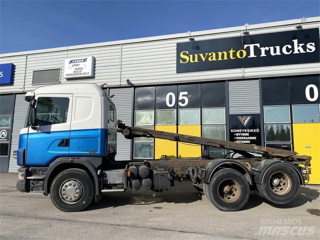 Scania R 124 6X2 Demonterbare/wirehejs lastbiler
