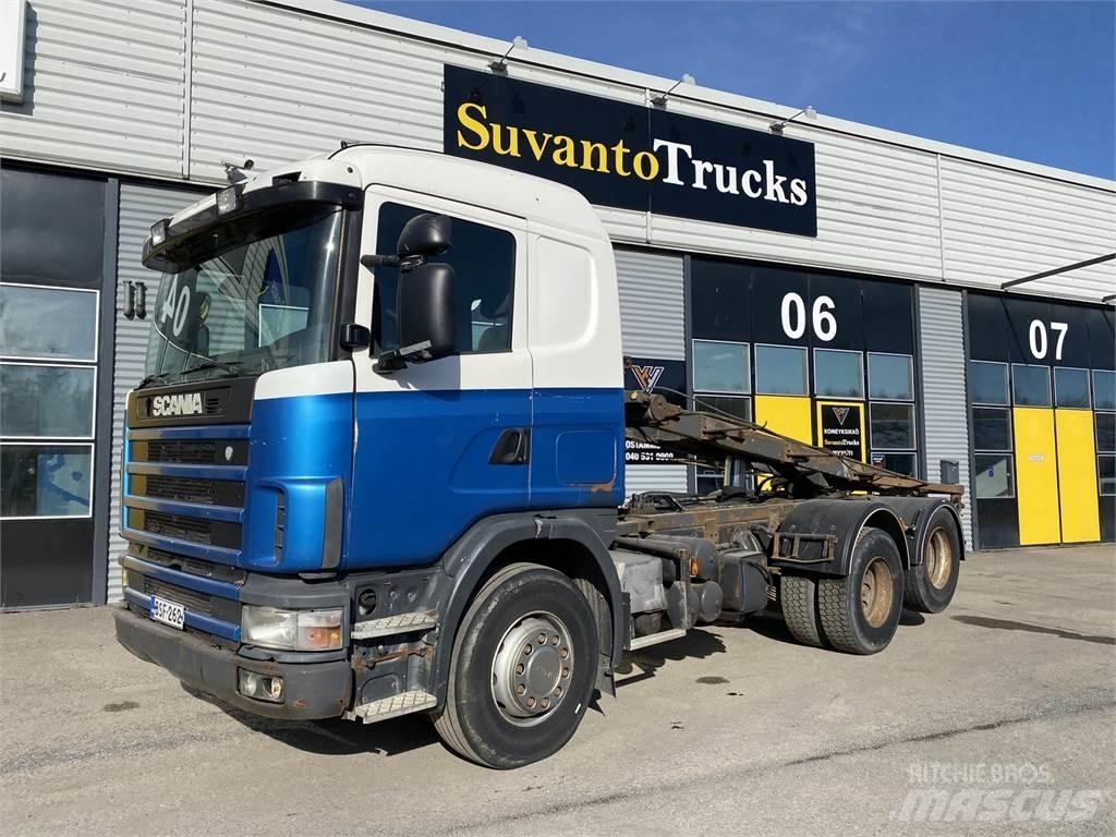 Scania R 124 6X2 Demonterbare/wirehejs lastbiler