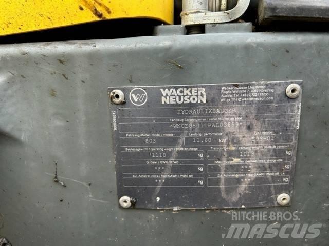 Wacker Neuson 803 Minigravemaskiner