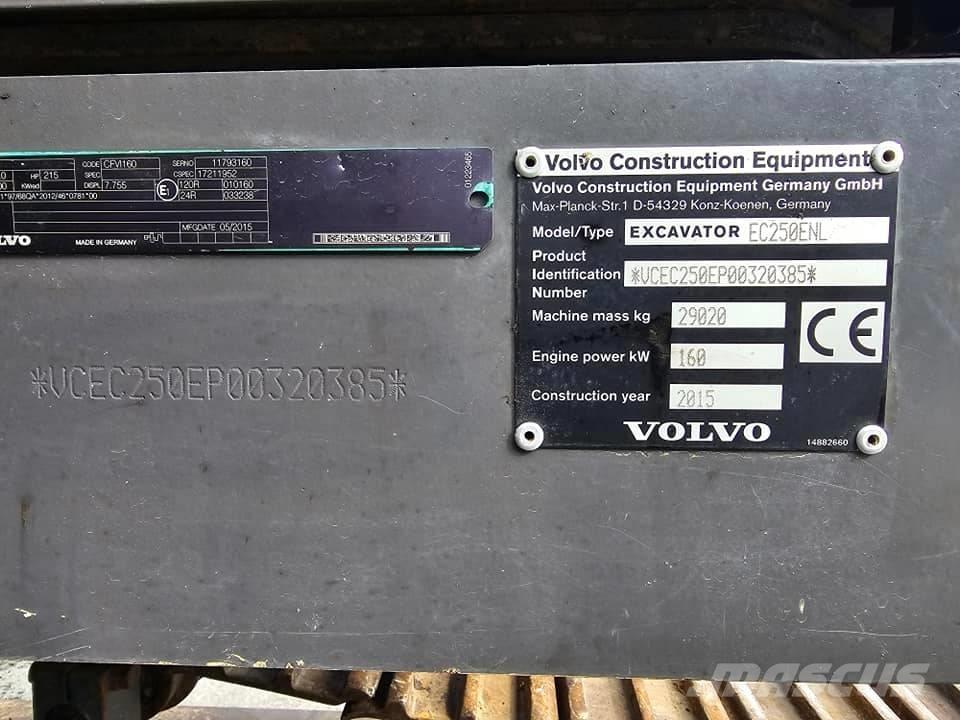 Volvo EC250 ENL Gravemaskiner på larvebånd