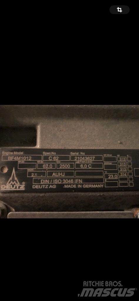 Deutz BF4M1012 Læssemaskiner på hjul