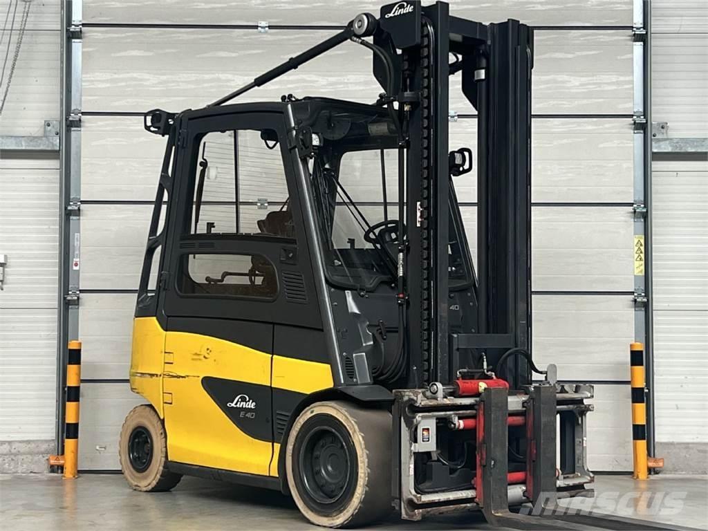Linde E 40H-01 / 600 El gaffeltrucks