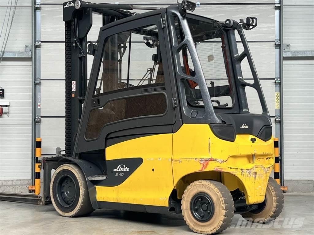 Linde E 40H-01 / 600 El gaffeltrucks