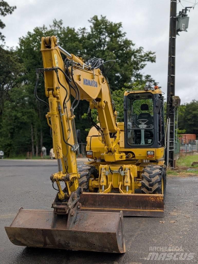 Komatsu PW 98 MR-8 Gravemaskiner på hjul