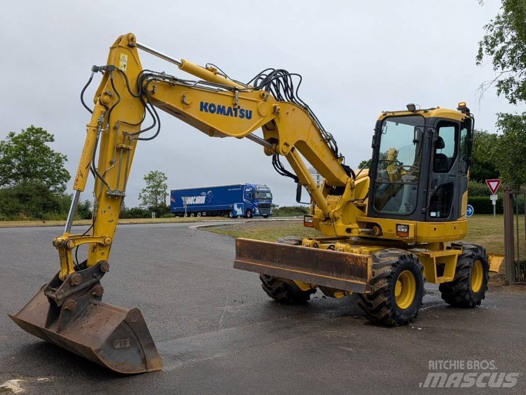 Komatsu PW 98 MR-8 Gravemaskiner på hjul