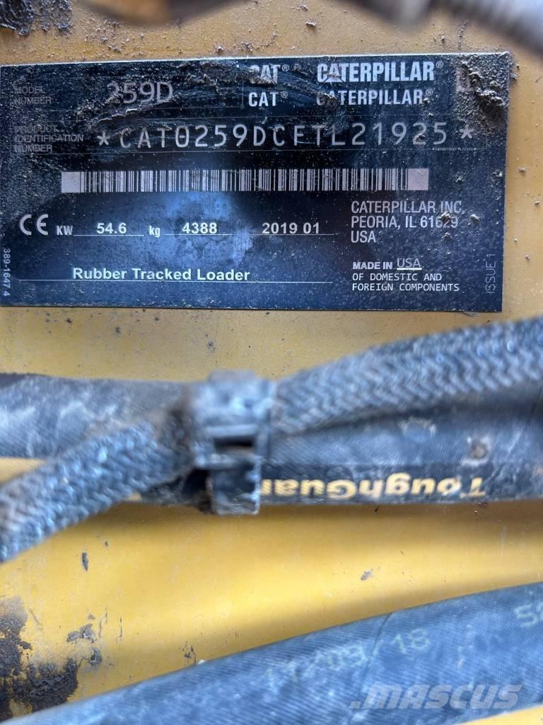 CAT 259 D Minilæsser - skridstyret